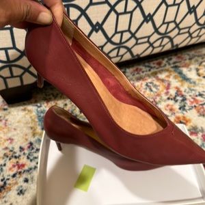 Miedosa Red Skinny Heel Pumps - Brand new